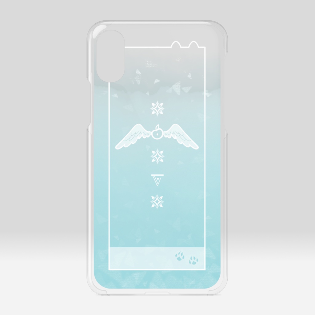 【Redesigned】Snow Weasel Clear iPhone Case