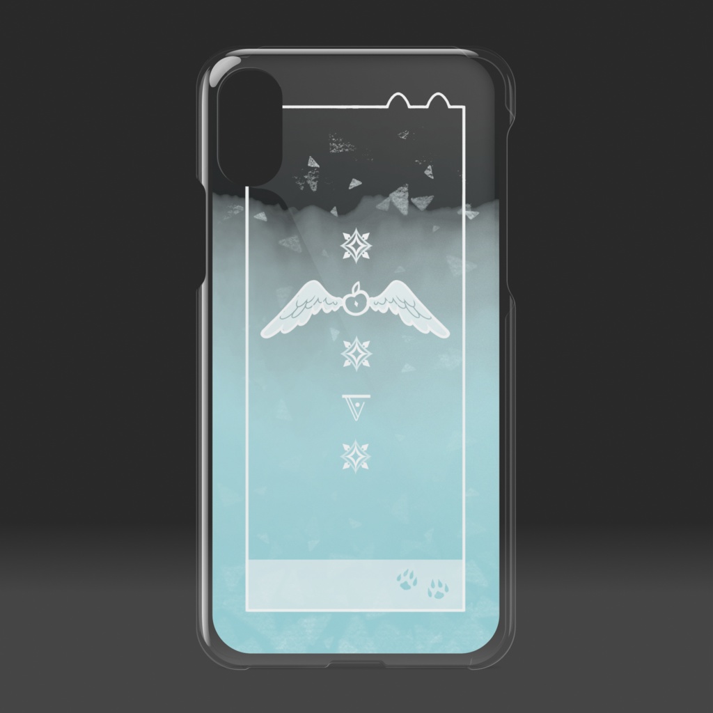 【Redesigned】Snow Weasel Clear iPhone Case