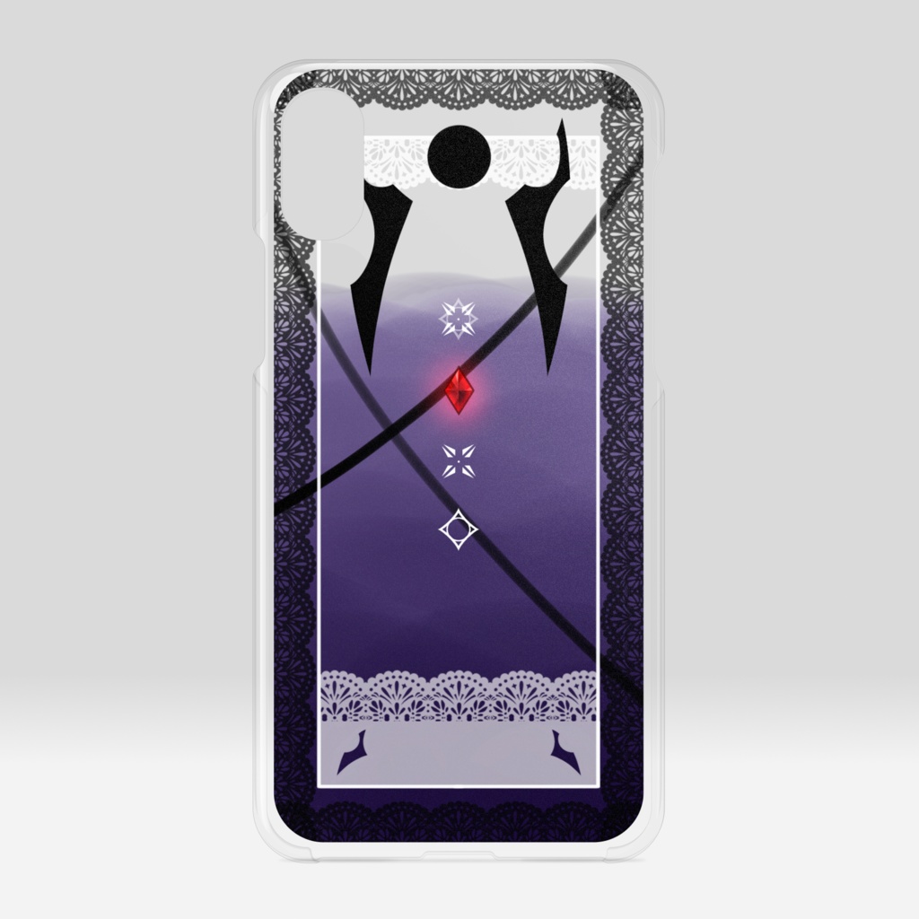 【Redesigned】Dark Loyalty Clear iPhone Case