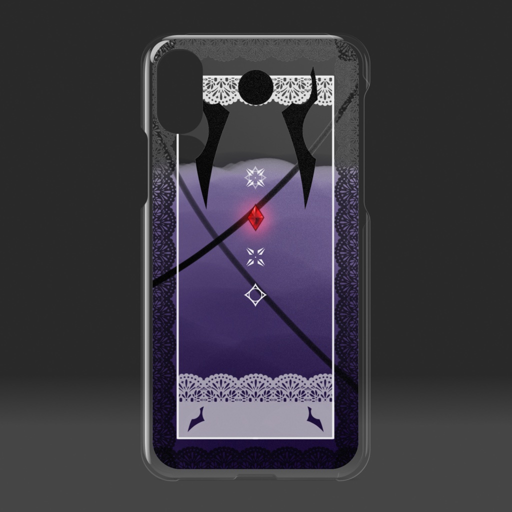 【Redesigned】Dark Loyalty Clear iPhone Case