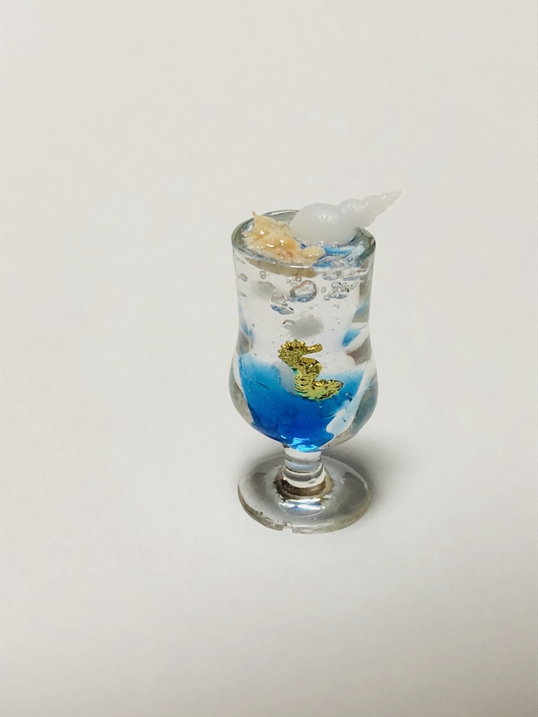 ミニチュア 海のソーダ タツノオトシゴ