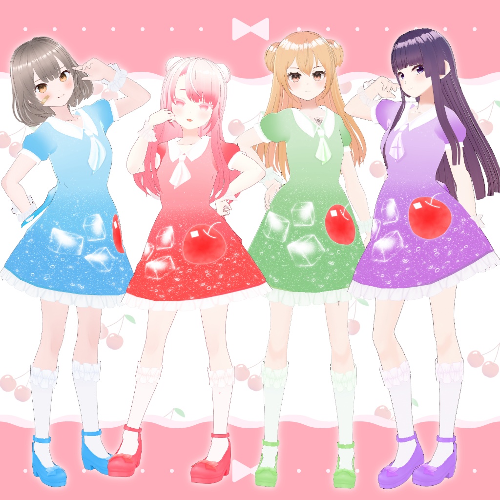 【無料】フロートドリンクコーデ【Vroid衣装】