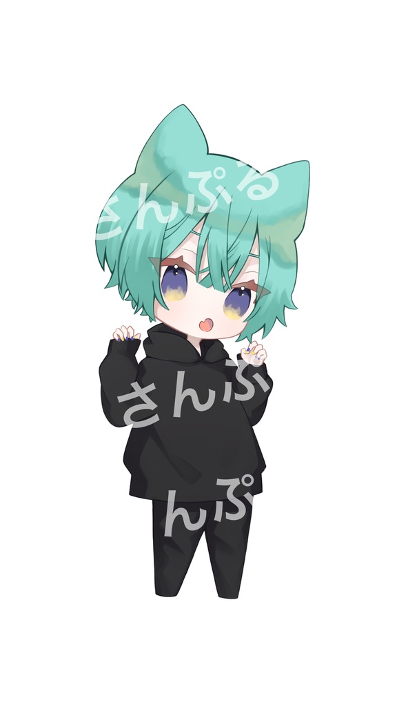 【倉板しら】オリジナルステッカー
