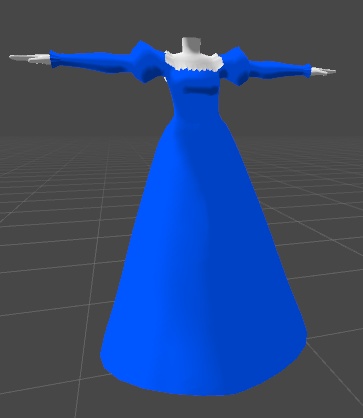 ニアナさん専用ドレス&フリルエプロン