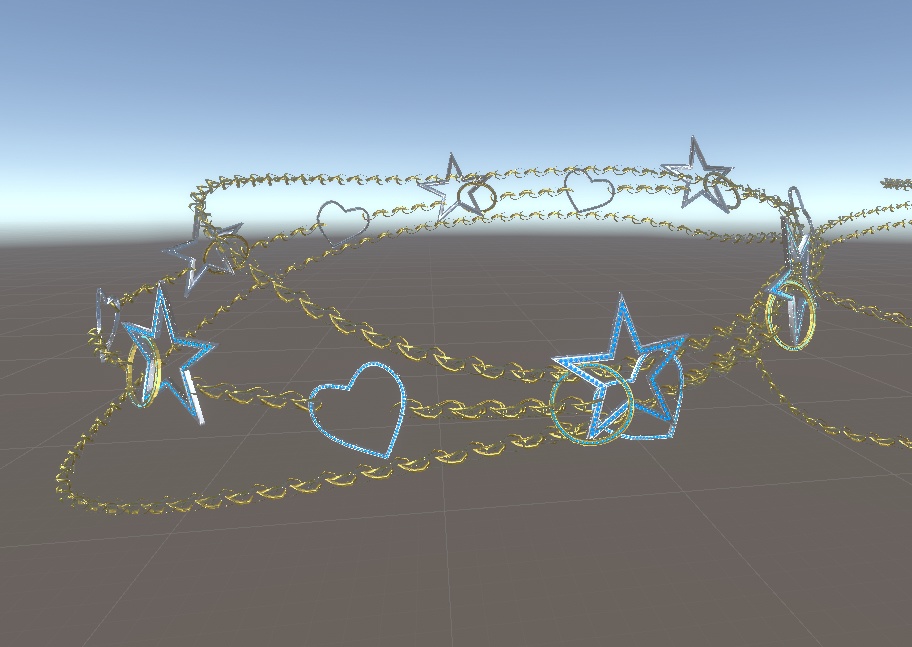 ジャラジャラしたベルトっぽいチェーン