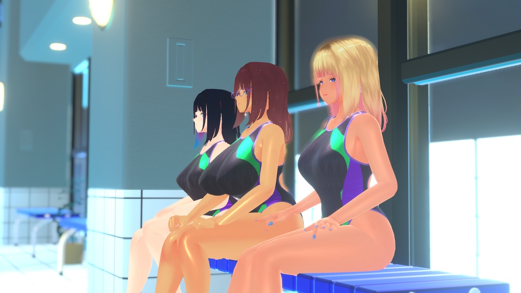 くろなつ専用 競泳水着