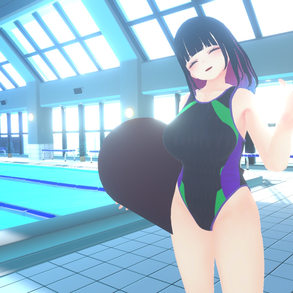 くろなつ専用 競泳水着