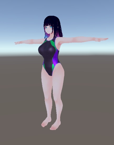 くろなつ専用 競泳水着