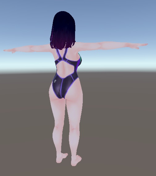 くろなつ専用 競泳水着