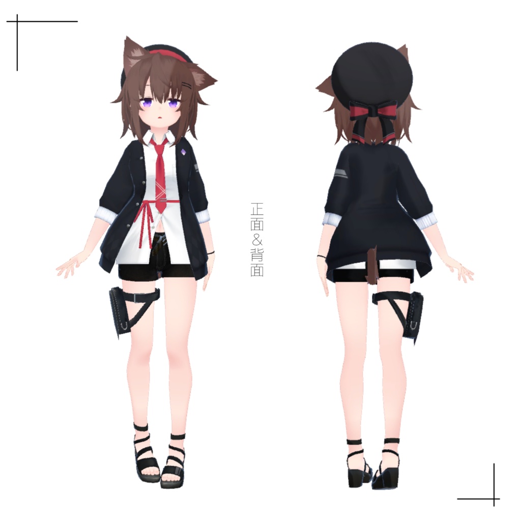 受付嬢さん【オリジナル3Dモデル】