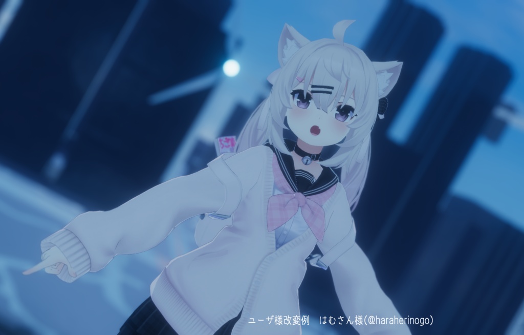 【オリジナル3Dモデル】セフィラ(Sephira)◆アッシュ共通素体