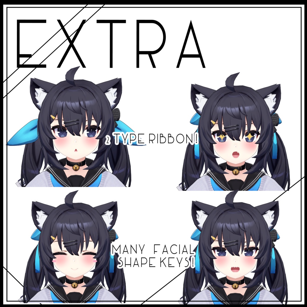 【オリジナル3Dモデル】セフィラ(Sephira)◆アッシュ共通素体