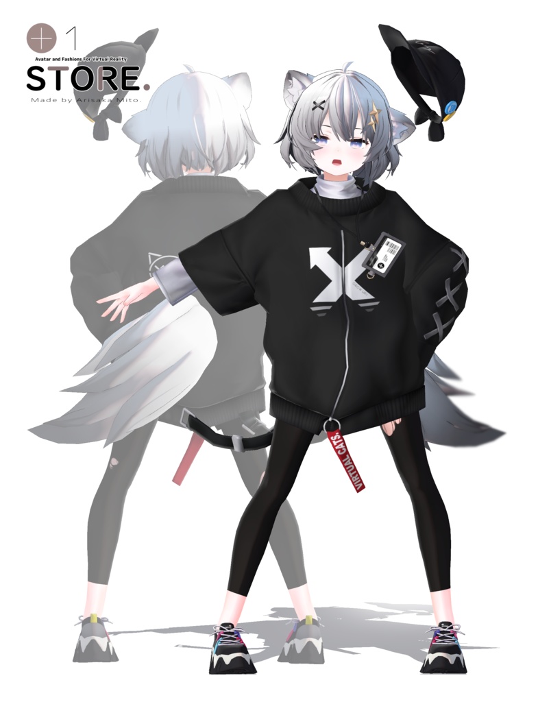 【オリジナル3Dモデル】 アッシュ (ASH)◆セフィラ共通素体