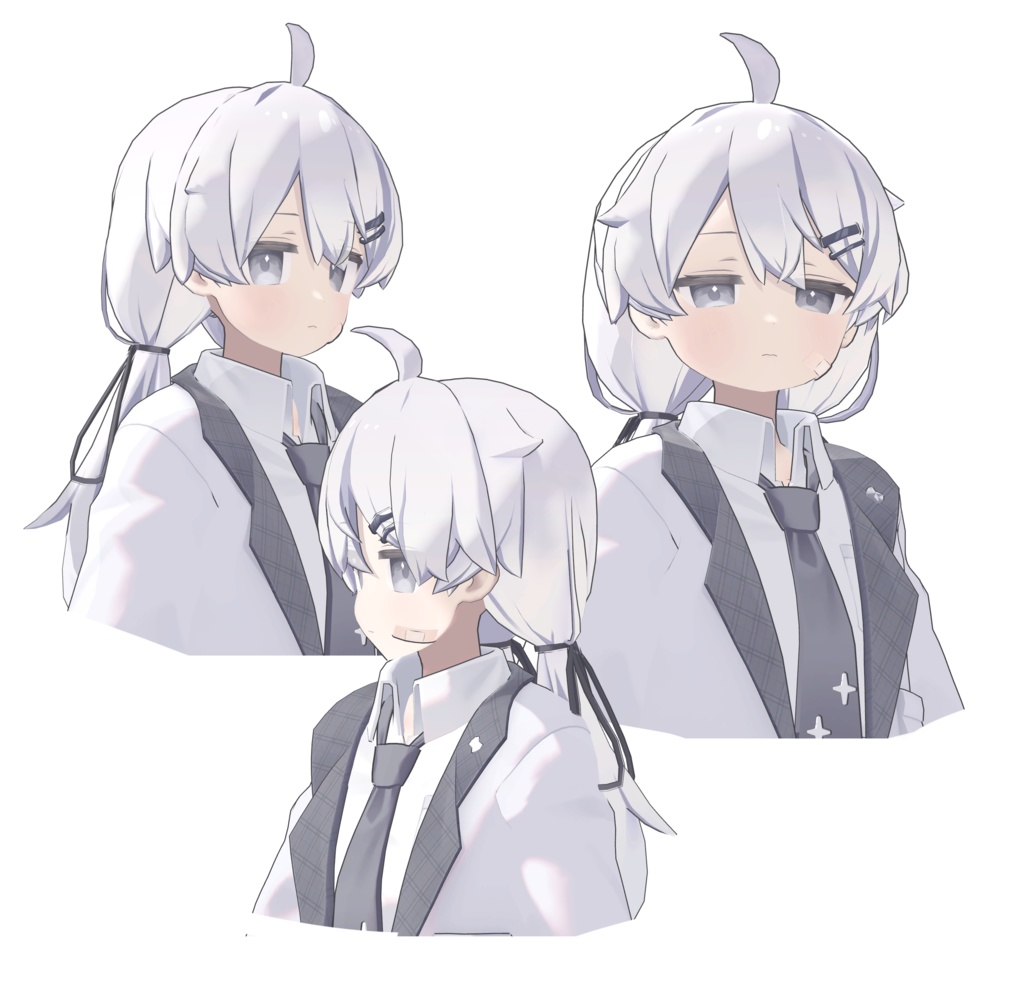 【オリジナル3Dモデル】Platinum - プラチナ