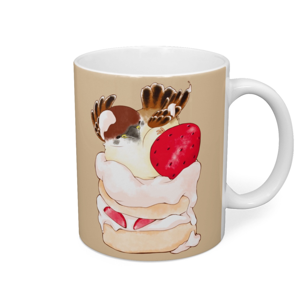もふわちゅん・おこめとケーキ