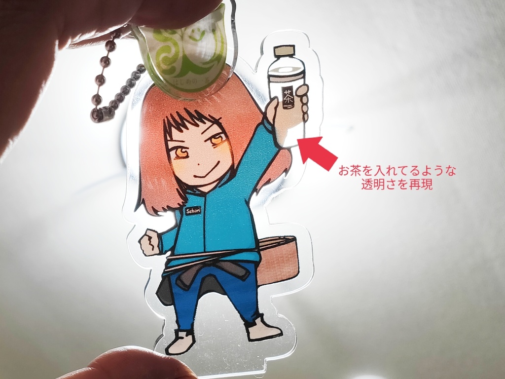 【完売】アクリルスタンドキーホルダー(しゃん茶摘みスタイル)