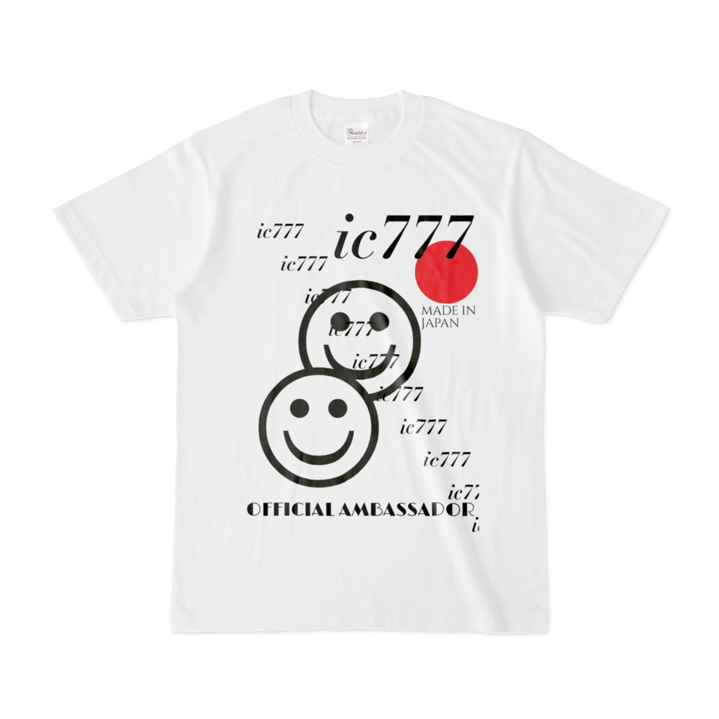 ic777 made in Japan Tシャツ<official ambassador ライセンス付き>