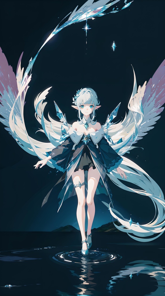 神秘のオーロラ夜