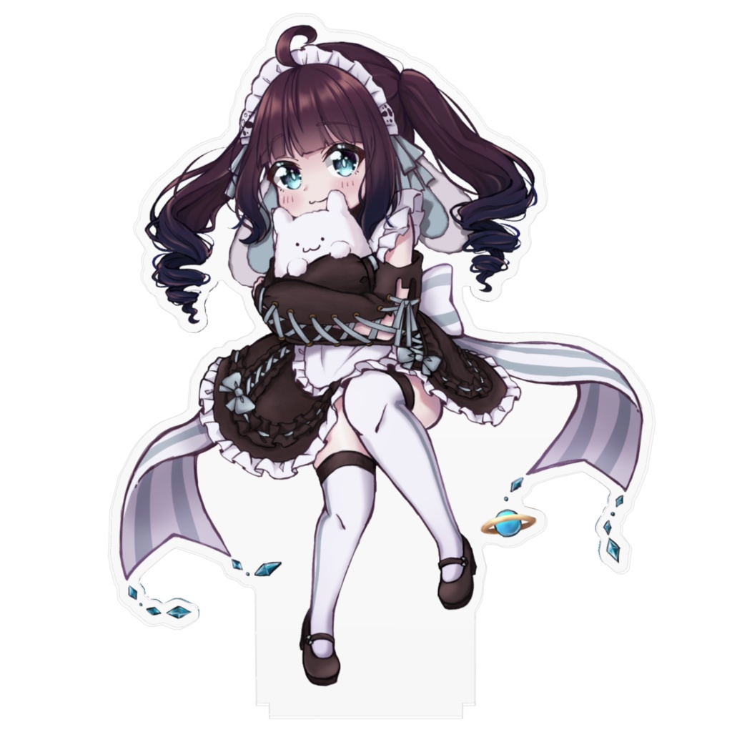 三月編三兎 もふもふうーちゃんアクリルフィギュア₍ฅᐢ. ̫ .ᐢฅ₎