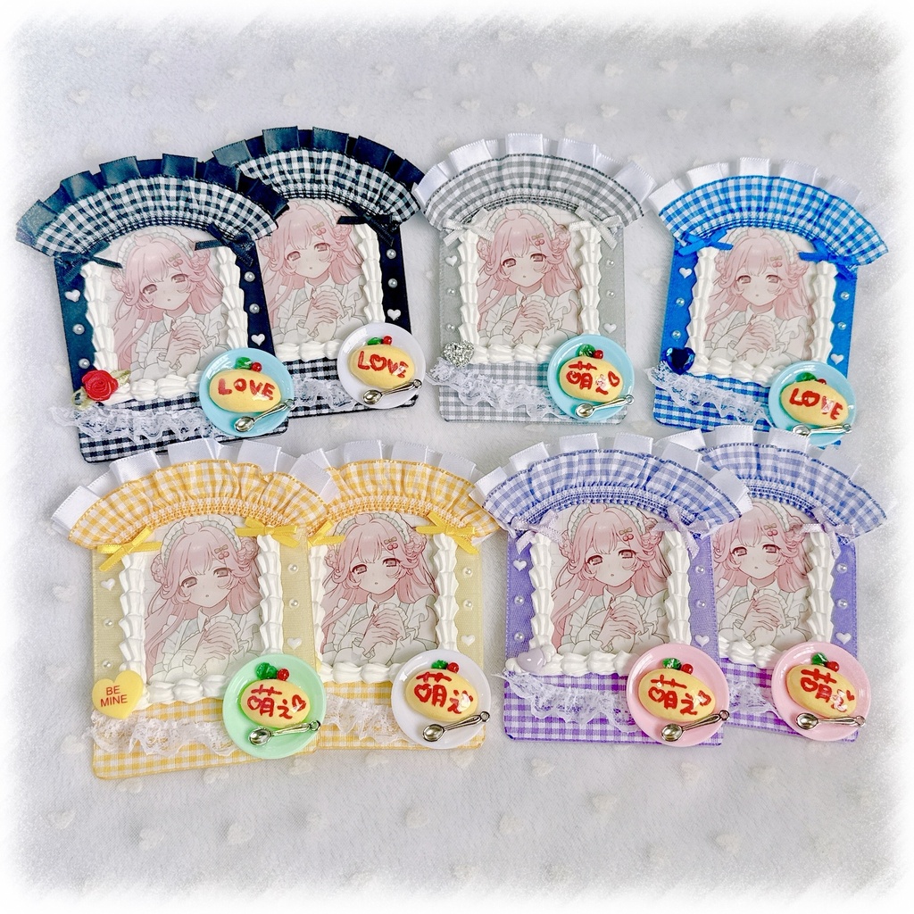 B8サイズ♡メイドさん風デコケース(オムライス)