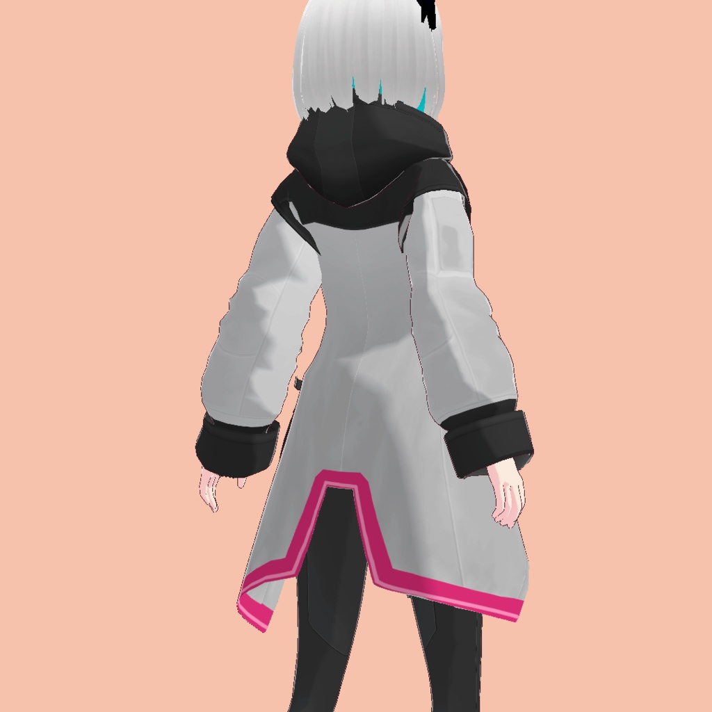 Side Closed Jacket - For Vroid model