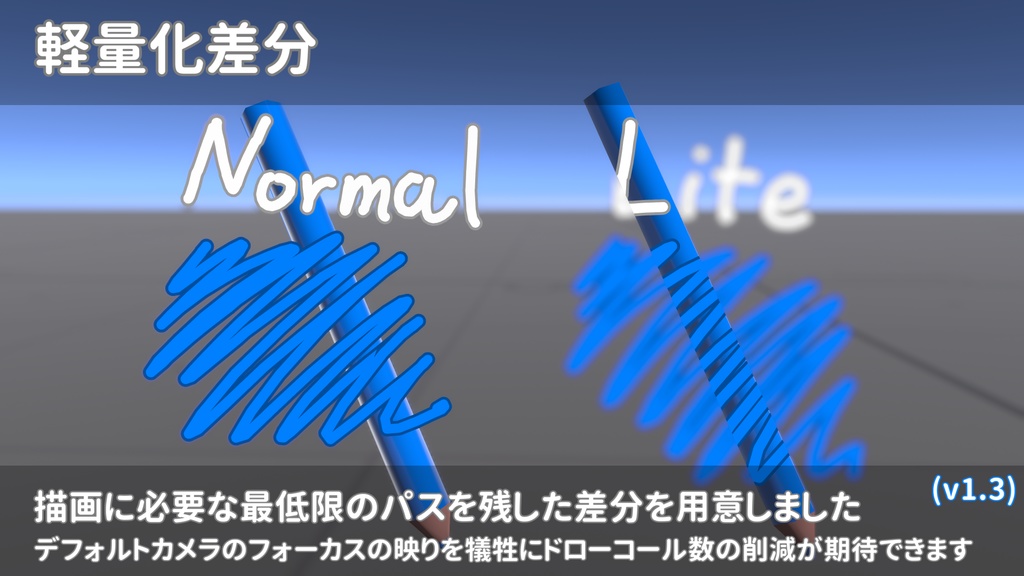 【無料】QvPenインクアウトライン化シェーダー