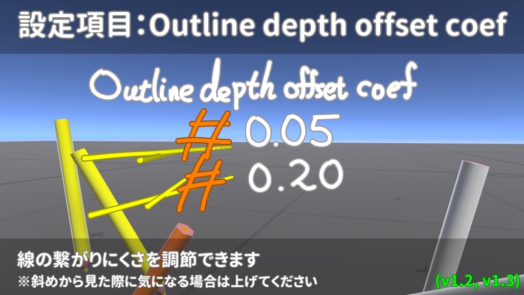 【無料】QvPenインクアウトライン化シェーダー