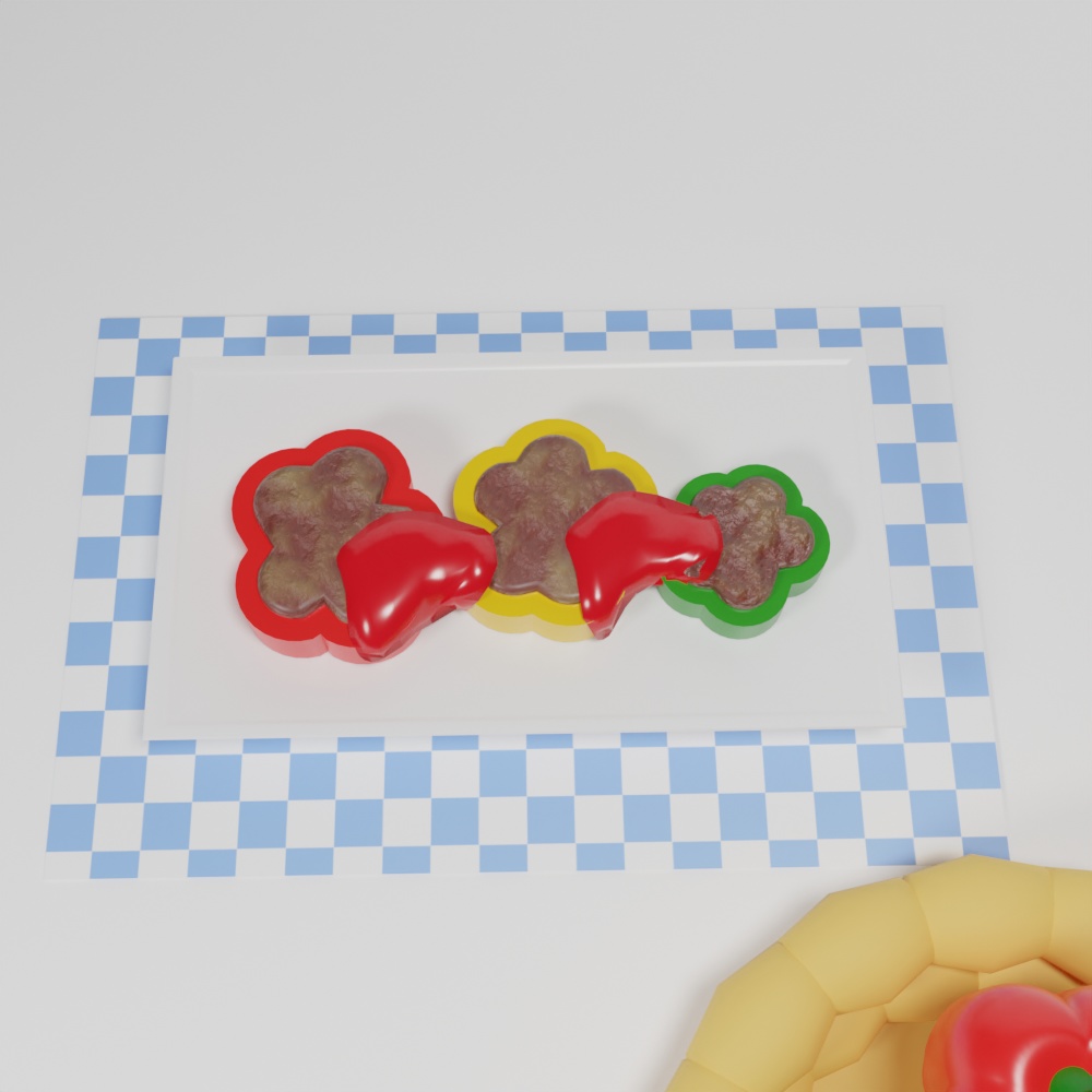 パプリカとピーマン