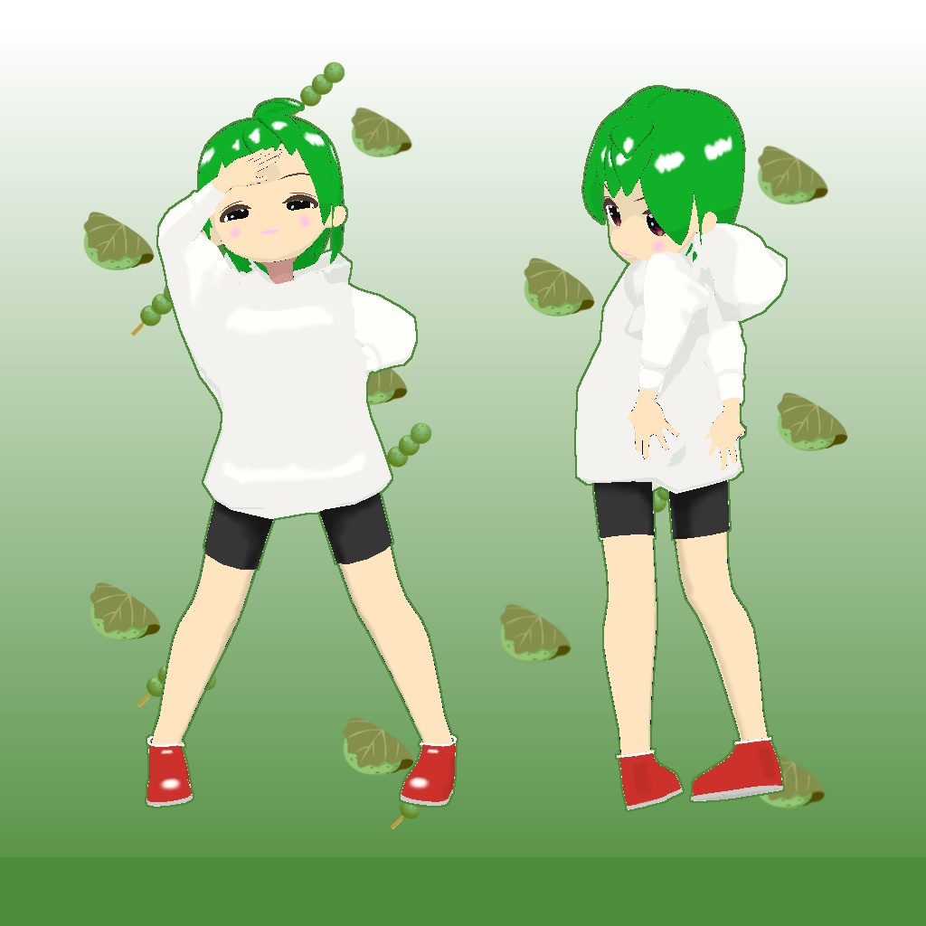 「蓬 -ヨモギ-」【オリジナル3Dモデル】