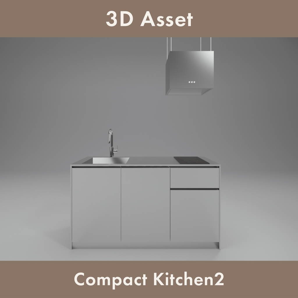Compact Kitchen2（3Dアセット）