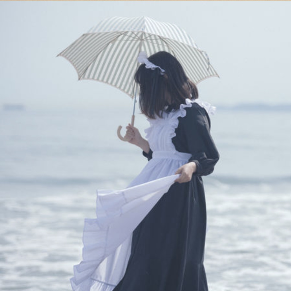 写真集「メイドと海」