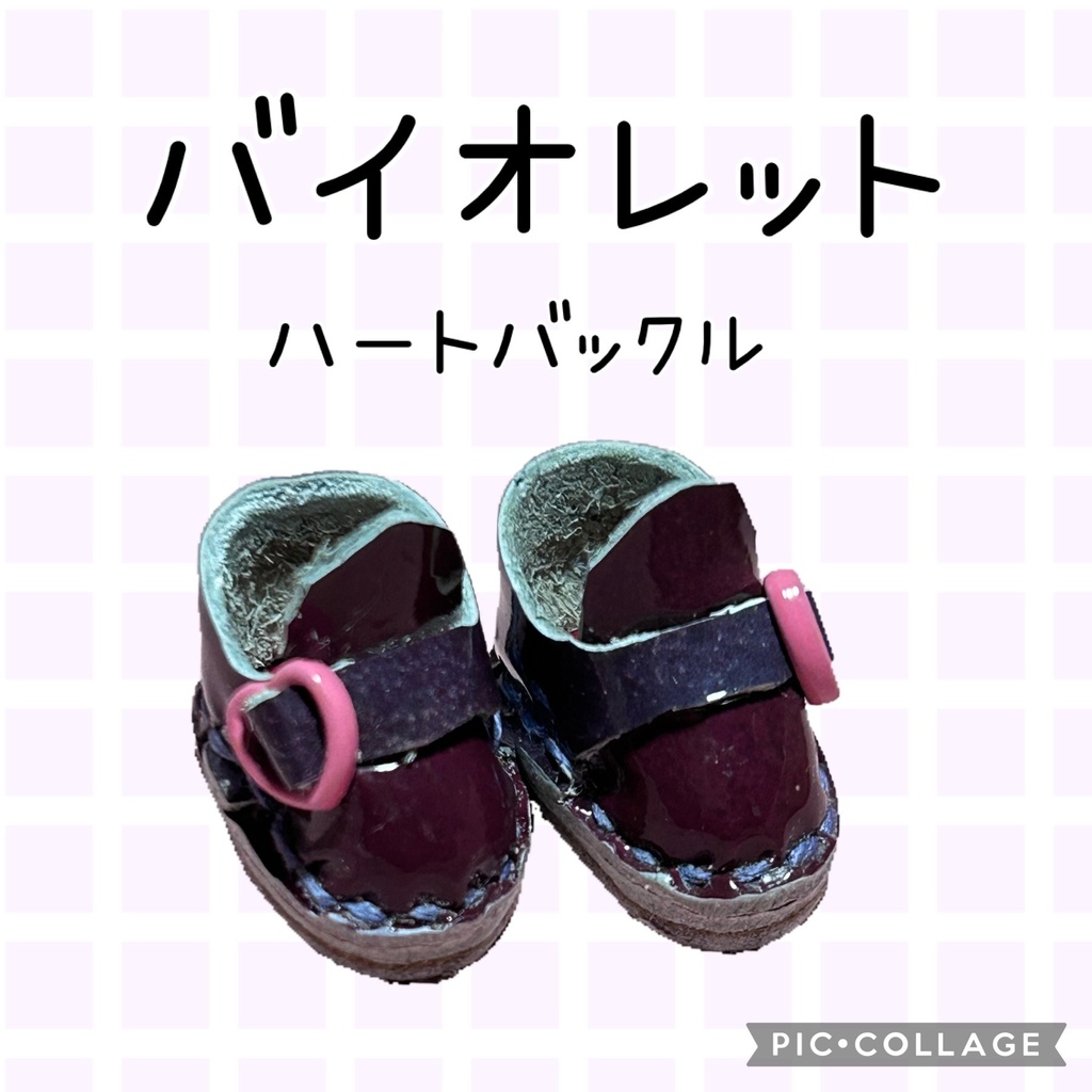 エナメルのバックルお靴 10cmぬい用