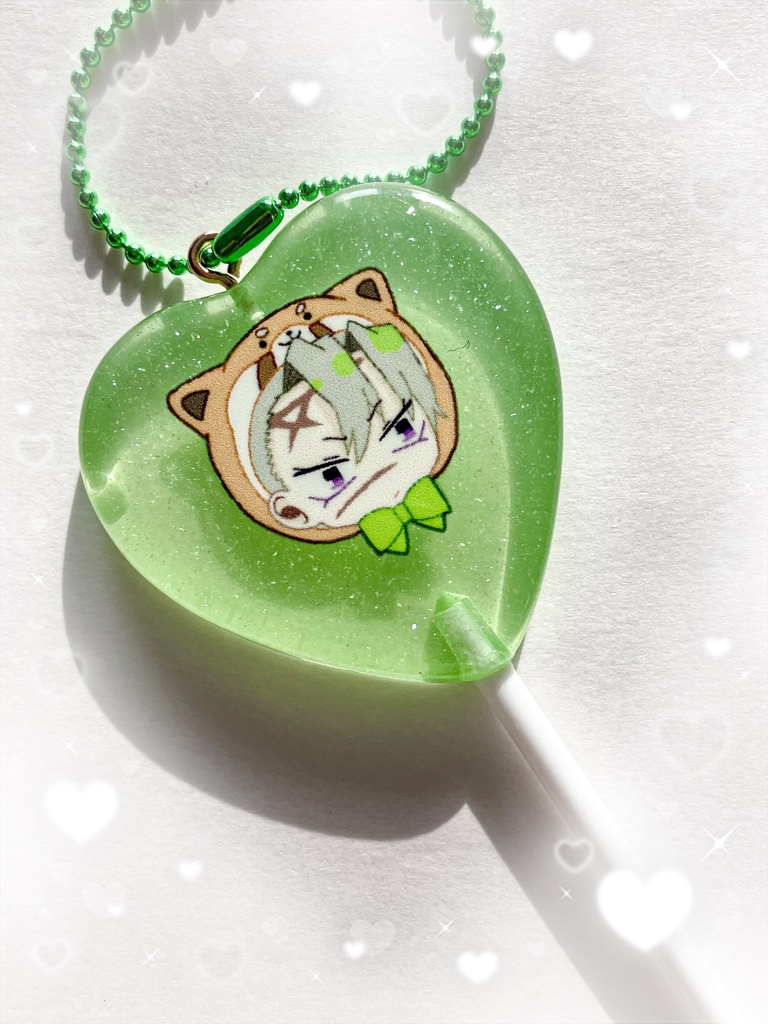 🍭実弥ペロキャンキーホルダー💚