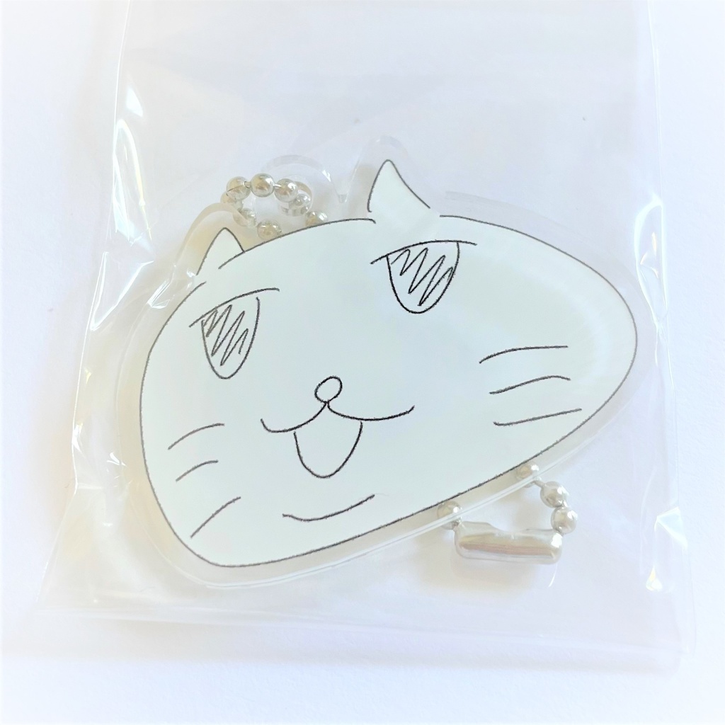 【大アクキー＋発注ミスステッカー】猫だいふくと発注ミスステッカーのセット