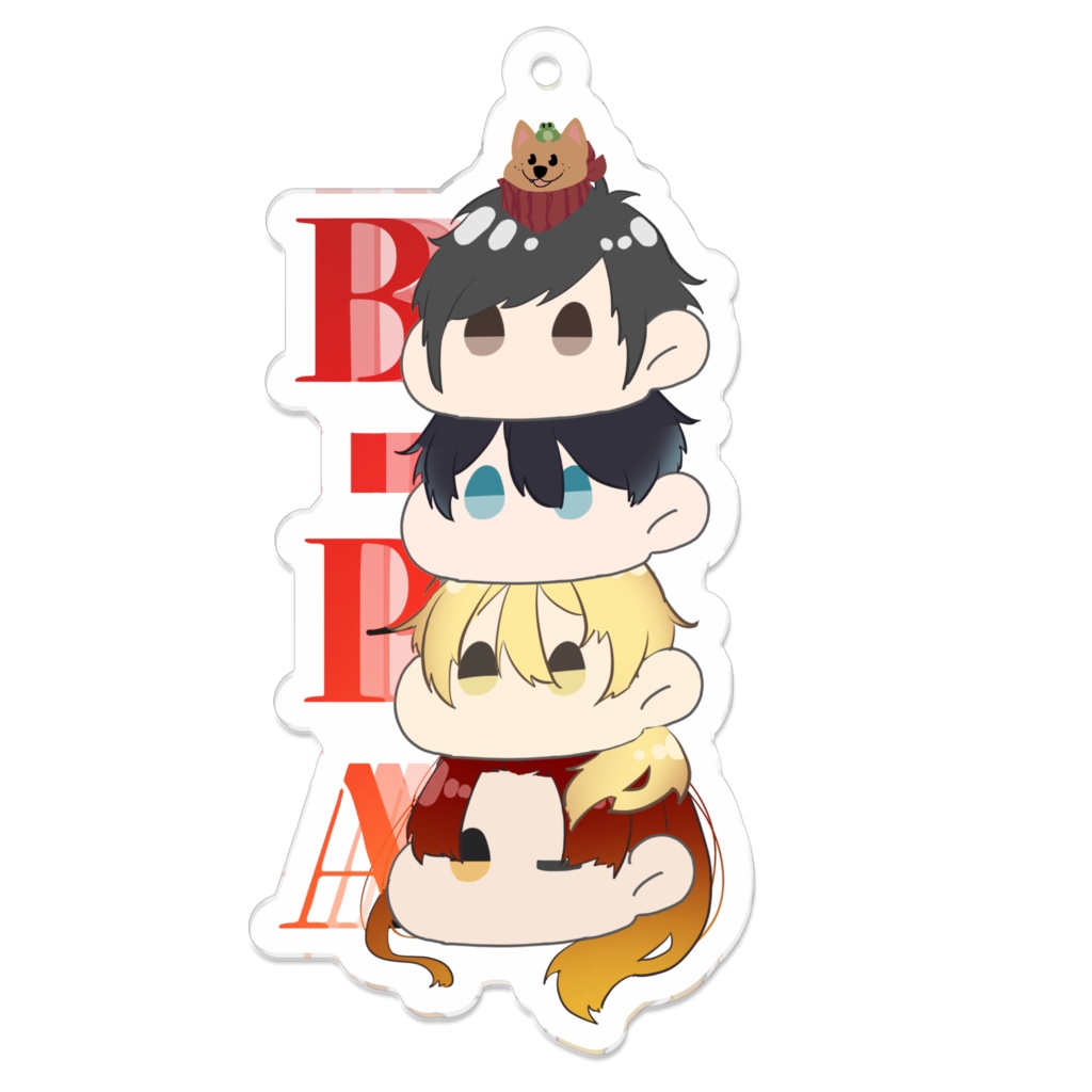 B-PA　アクキー(コーティング)　全のせ