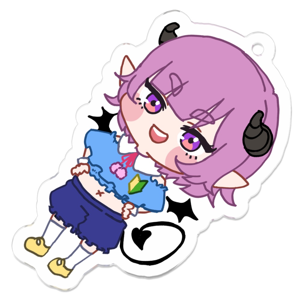 サキュバス(見習い)アクリルキーホルダー