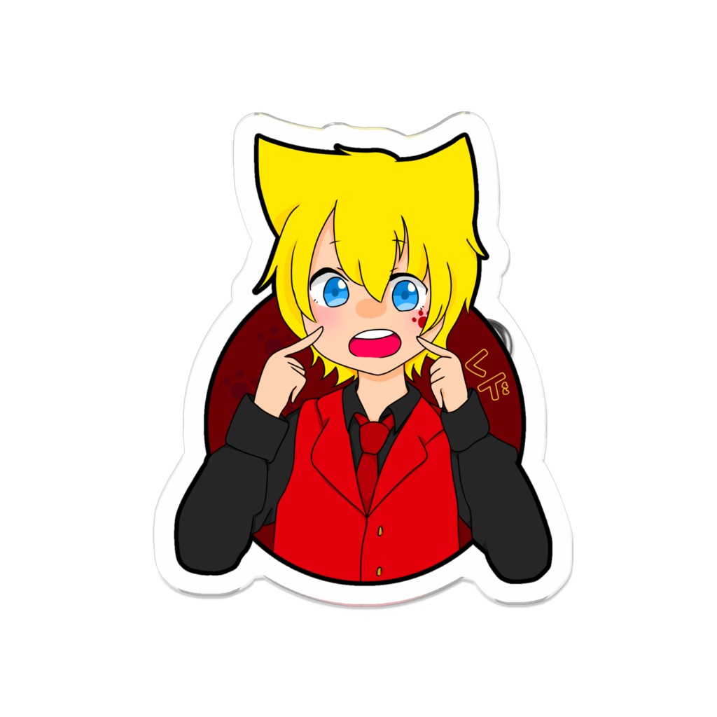 【レド】アクリルバッジ(小)