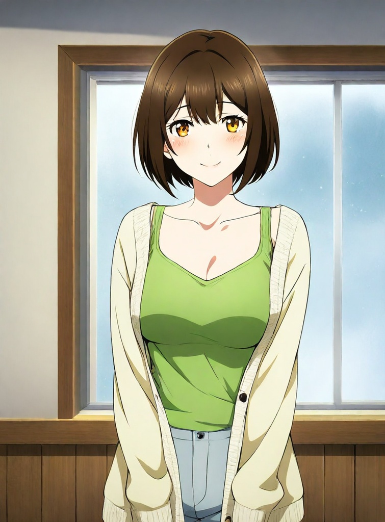 黒瀬瑠花 AIグラビア集 Vol.01 - Soft Cool Days
