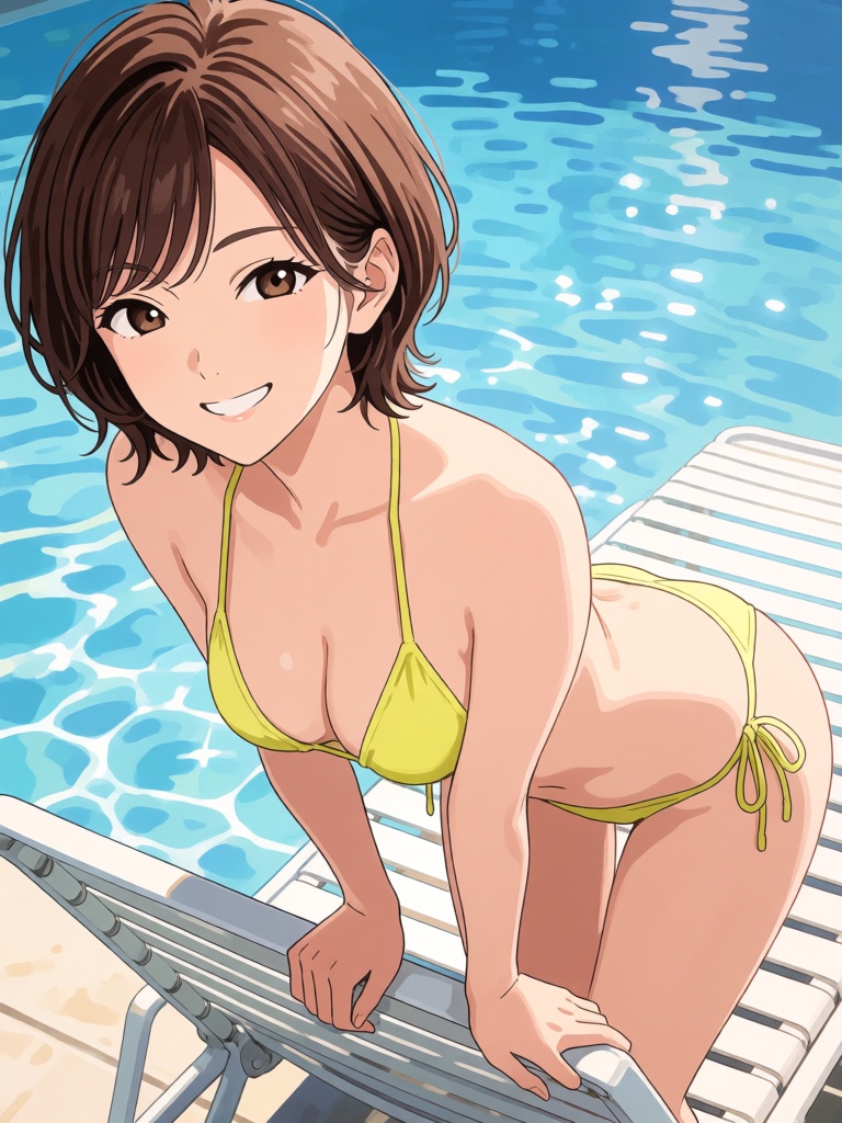 莉央 Illustration Collection Vol.1 夏色グラビア|AI生成イラスト55枚
