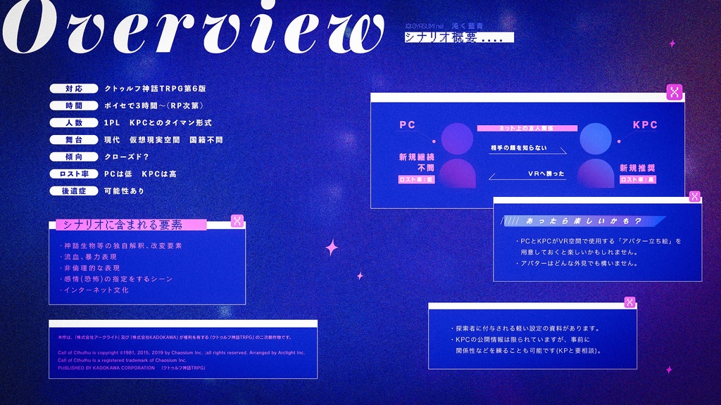 ◆セール中【CoC】沌く藍青【SPLL:E109648】