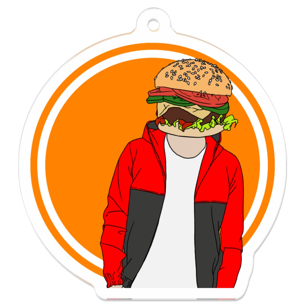 gurumaki3 hamburgerキーホルダー
