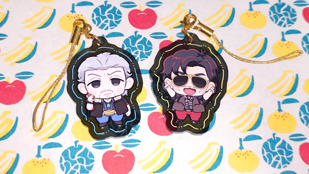 大ボス&王九アクリルストラップ