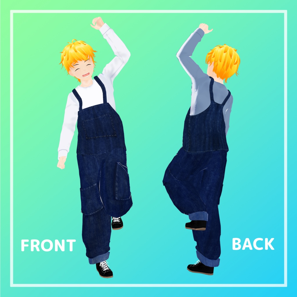 【VRC向け3Dモデル】オリジナル3Dモデル【カケル】