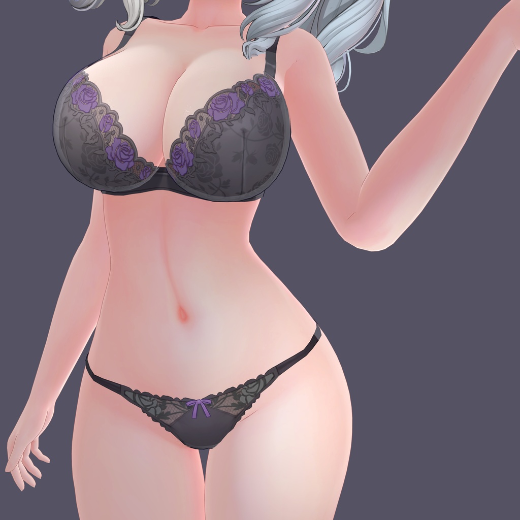 リアル肌ノーマルマップ使用!汎用ほどつやskinマテリアル【liltoon肌プリセット】