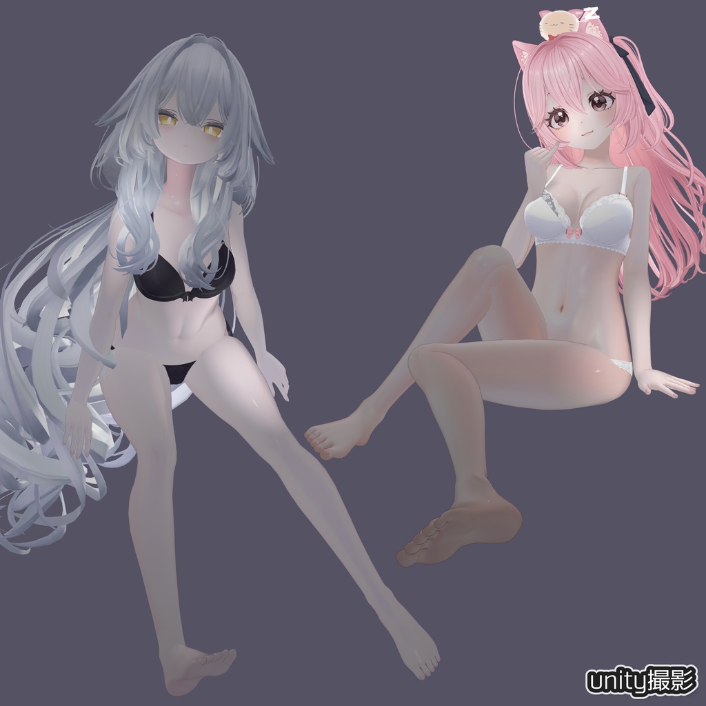 リアル肌ノーマルマップ使用!汎用ほどふかskinマテリアル【liltoon肌プリセット】