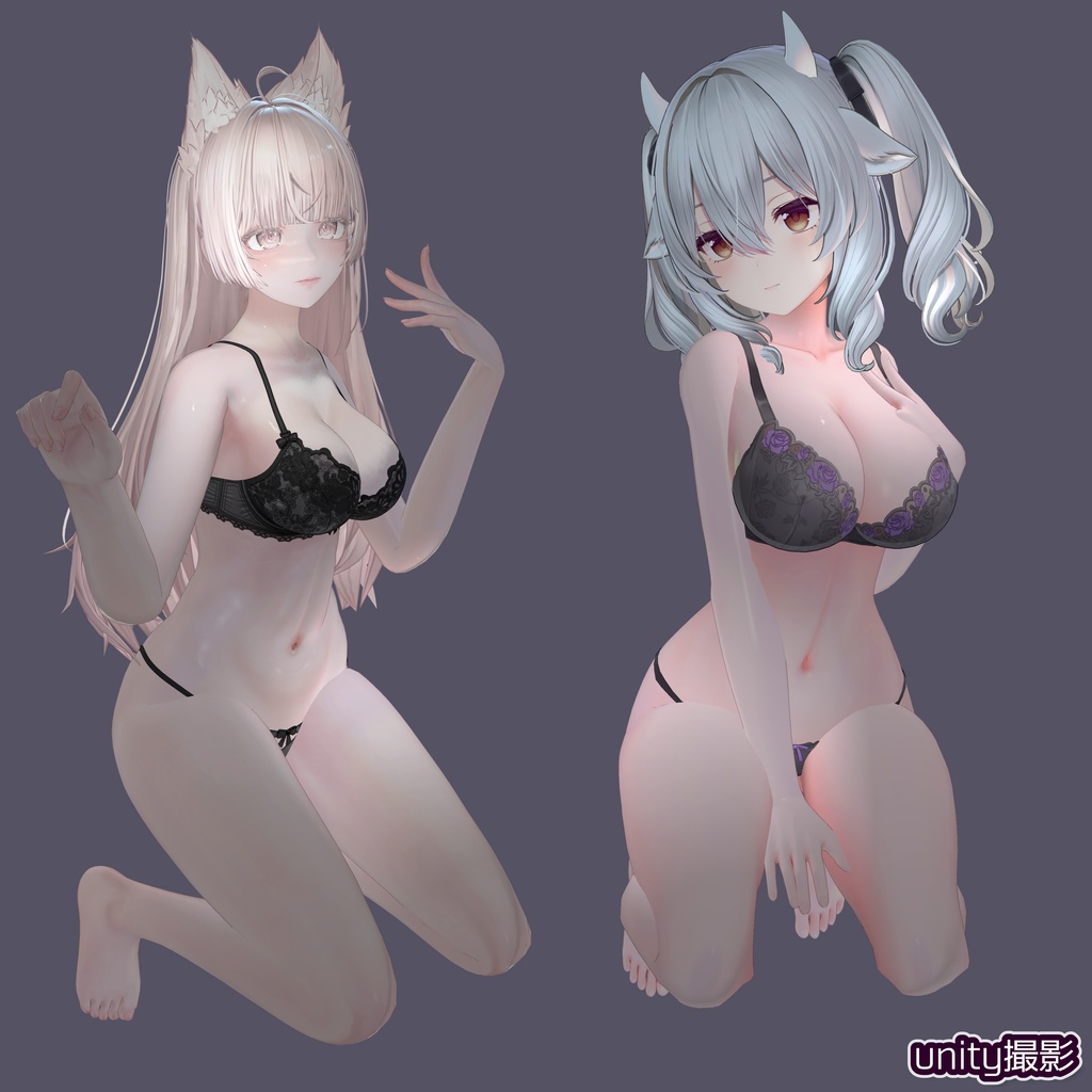 リアル肌ノーマルマップ使用!汎用ほどふかskinマテリアル【liltoon肌プリセット】