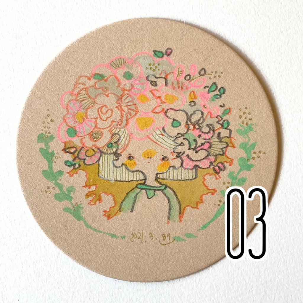 ハナマル原画(3月)