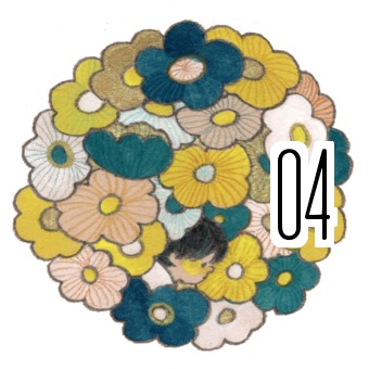 ハナマルステッカー