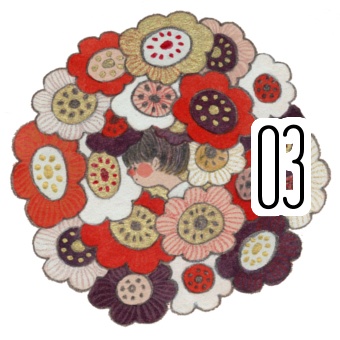 ハナマルステッカー