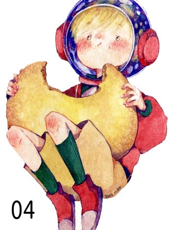 ようこそ月星洋菓子店ポストカード